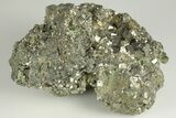 Gleaming Pyrite Crystal Cluster - Peru #202967-1